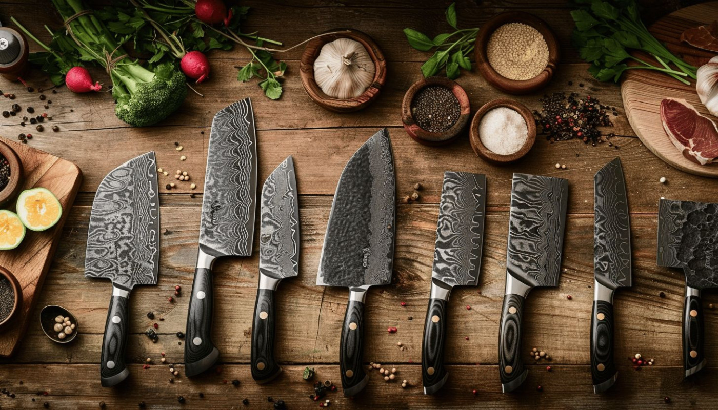 Die verschiedenen Typen von Damastmessern und ihre Einsatzgebiete